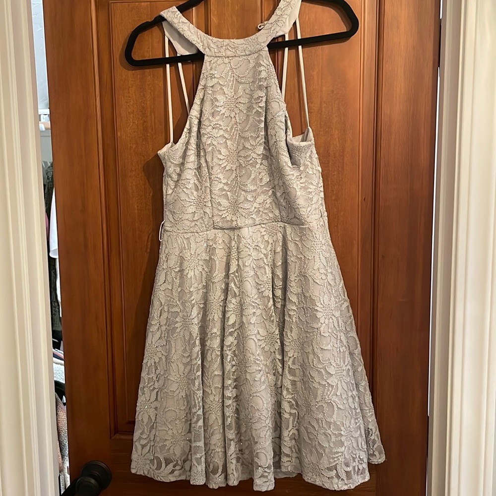 Homecoming dress worn once brand new condition fits like an 8